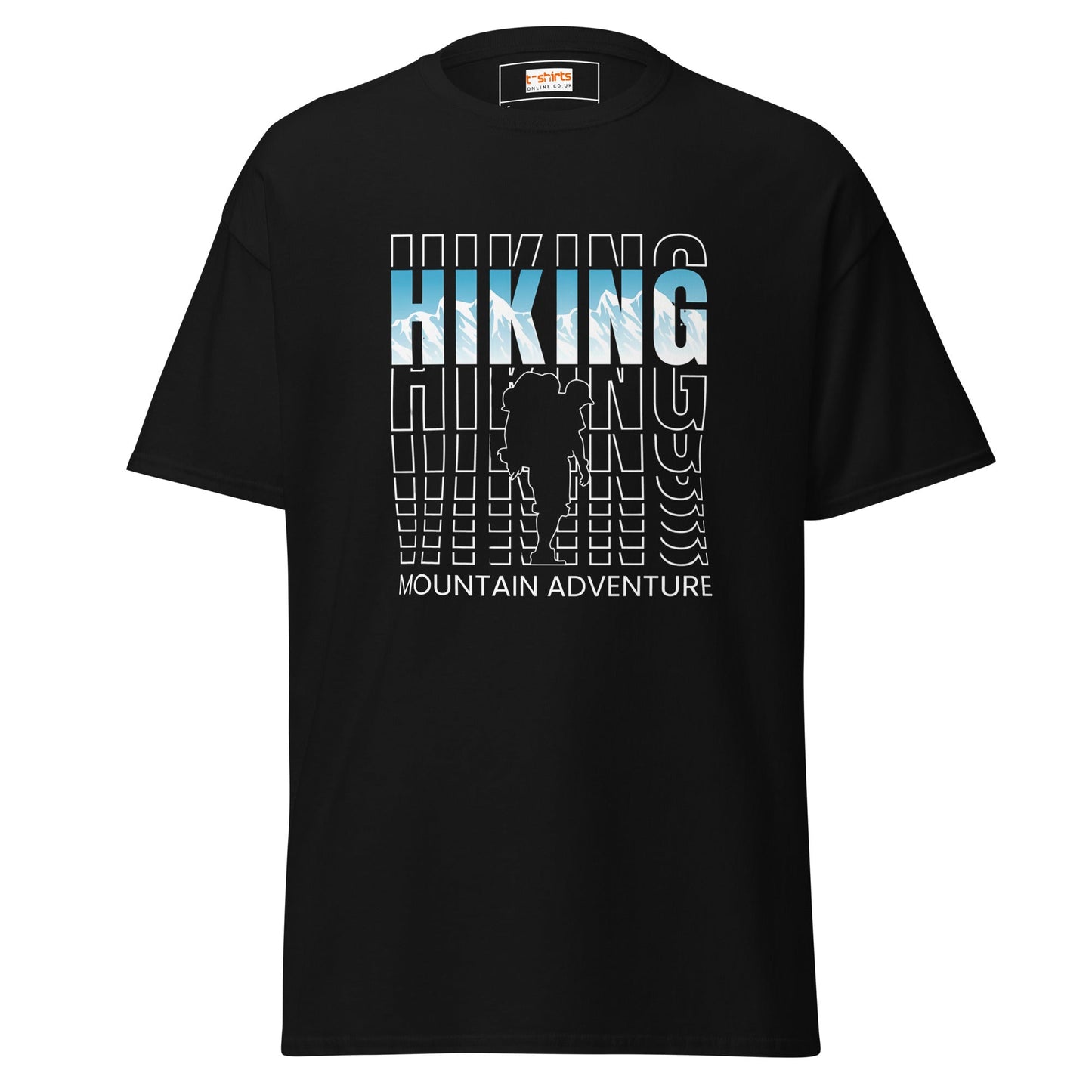 Hiking Mountain Adventure | Discovery T-Shirt - Black - T-Shirts Online