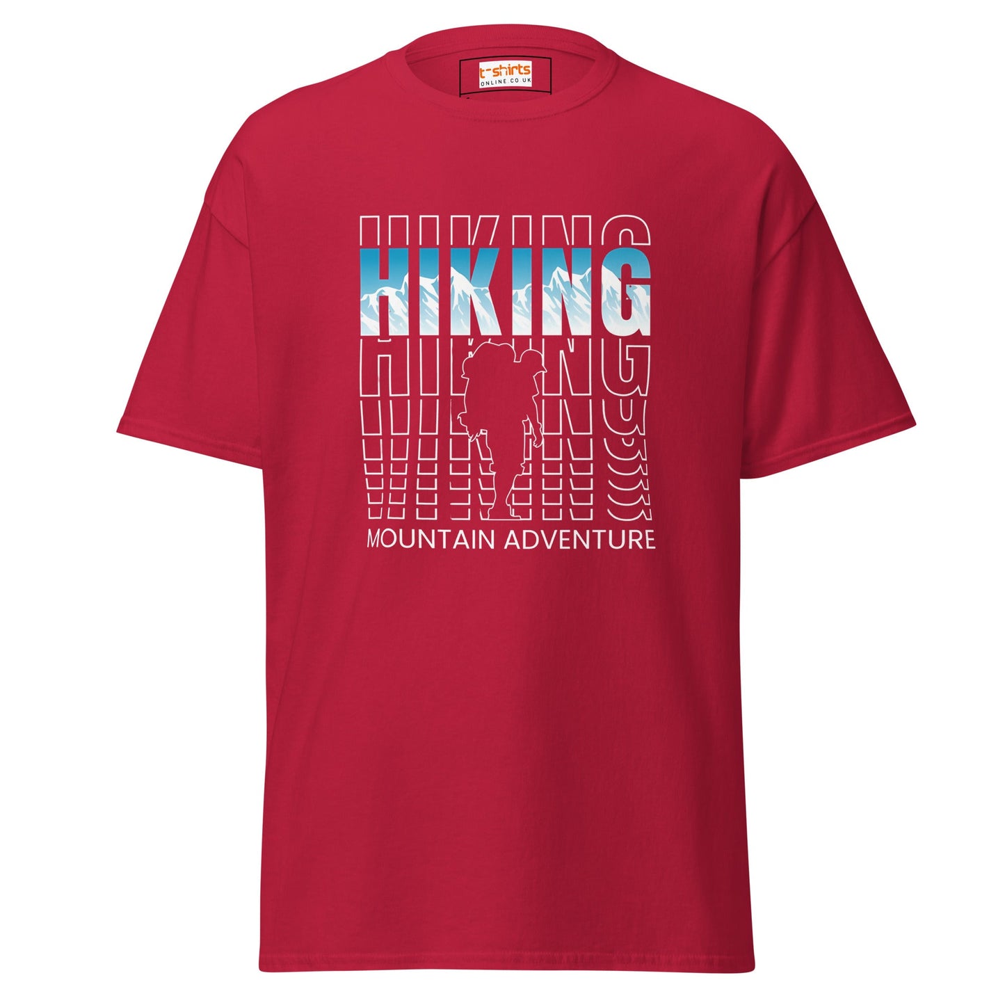 Hiking Mountain Adventure | Discovery T-Shirt - Cardinal - T-Shirts Online