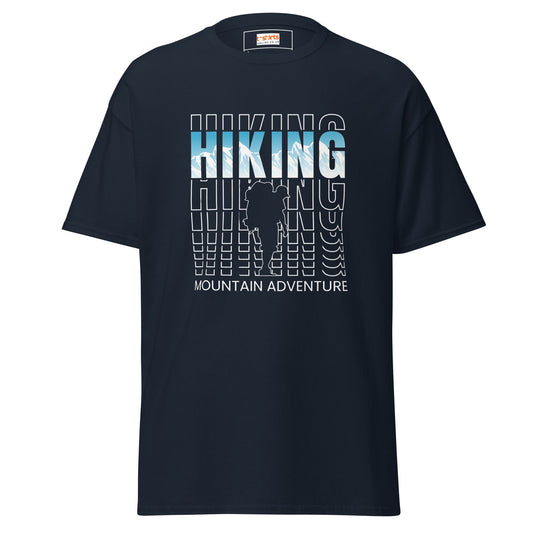 Hiking Mountain Adventure | Discovery T-Shirt - Navy - T-Shirts Online