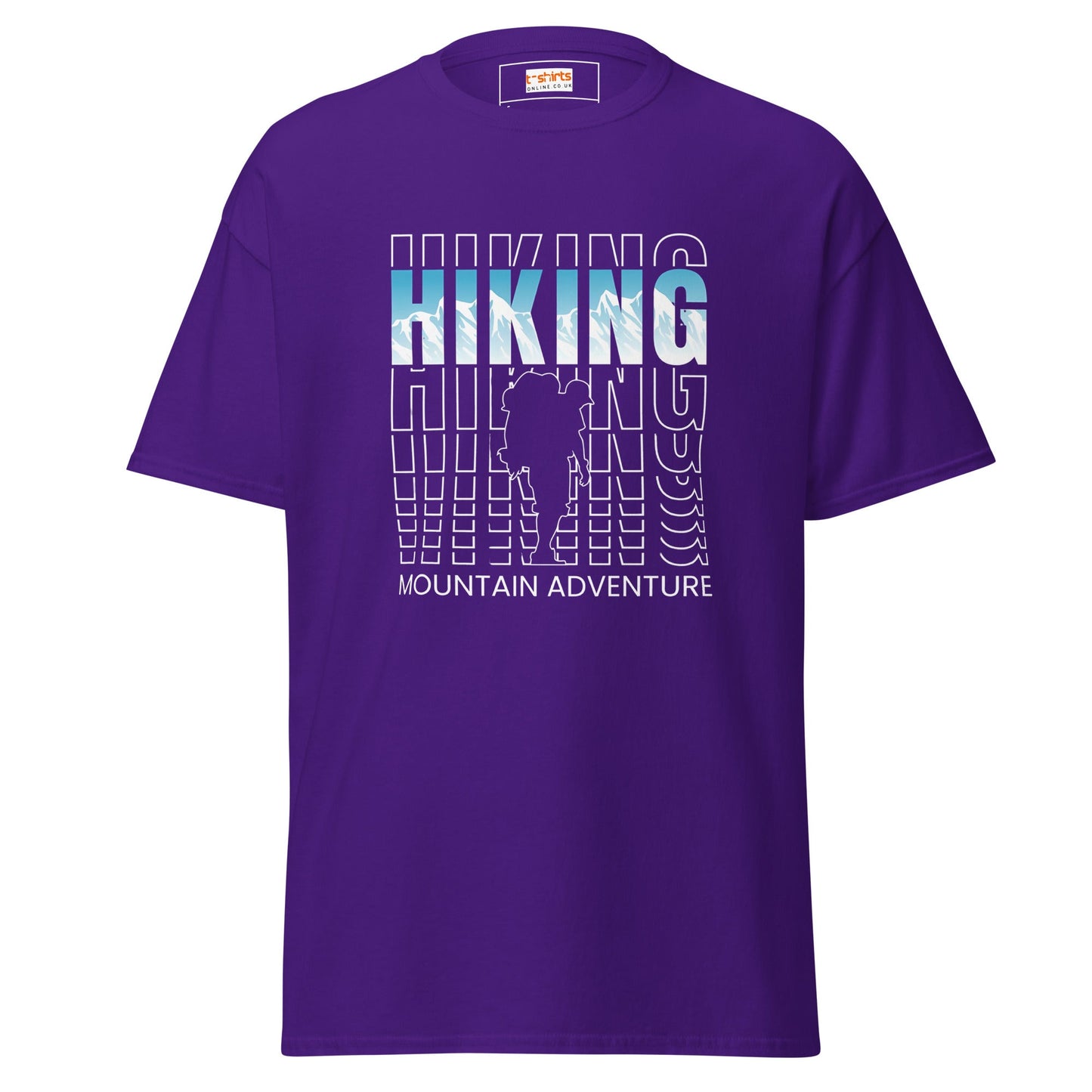 Hiking Mountain Adventure | Discovery T-Shirt - Purple - T-Shirts Online
