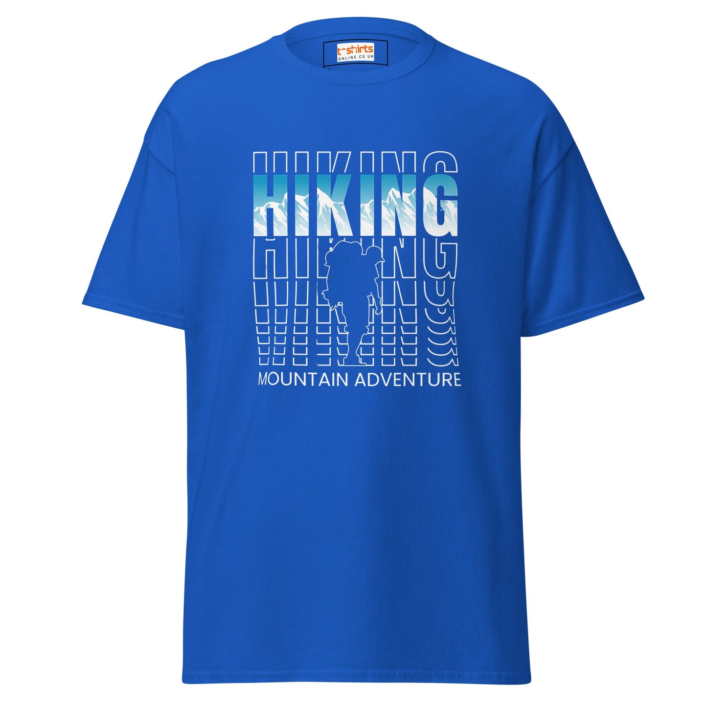 Hiking Mountain Adventure | Discovery T-Shirt - Royal - T-Shirts Online