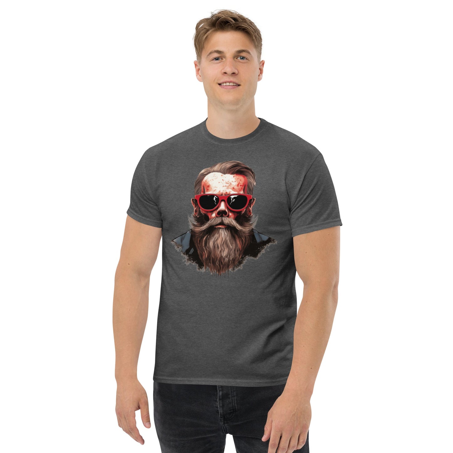 Hipster Skull | Men's T-Shirt - Black - T-Shirts Online