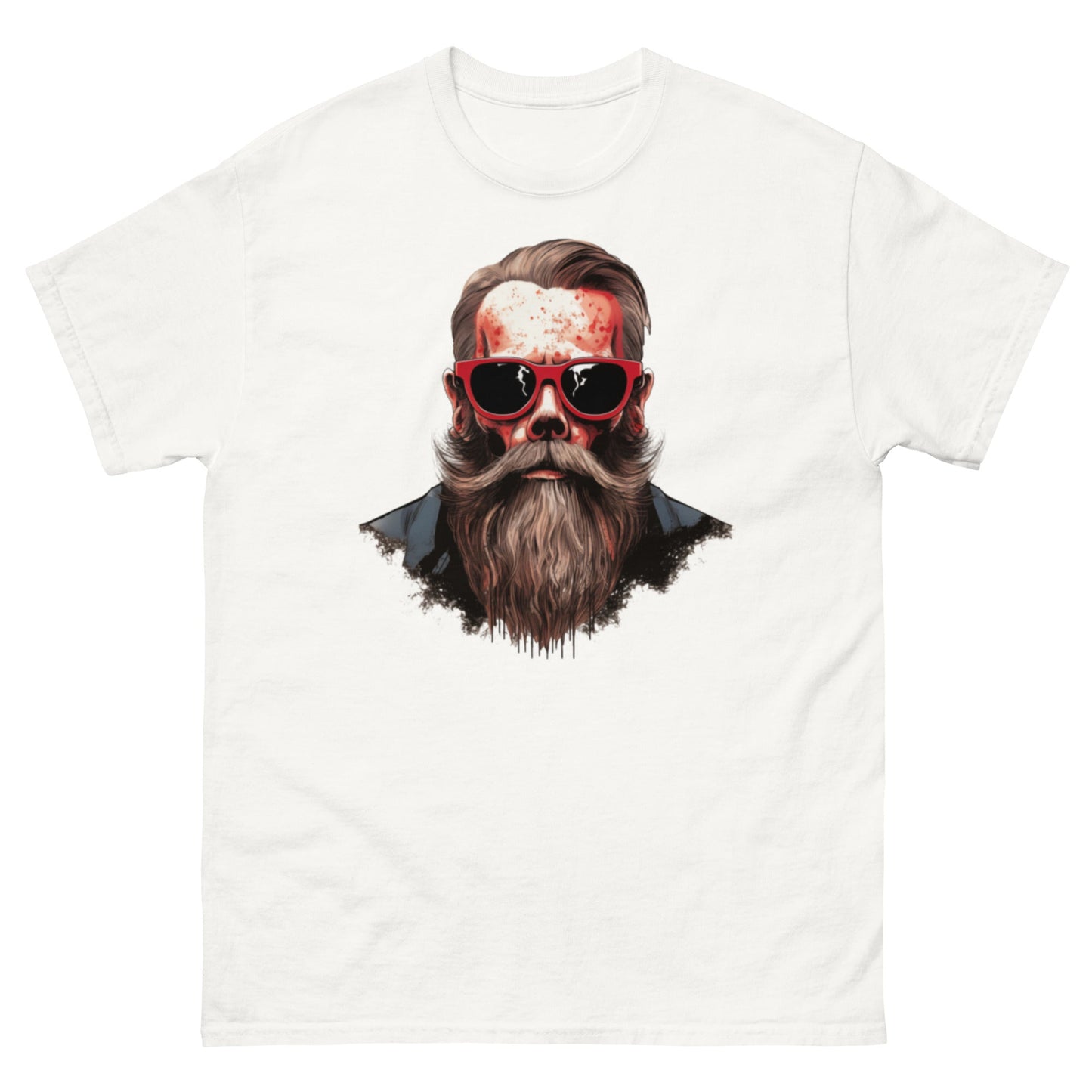 Hipster Skull | Men's T-Shirt - White - T-Shirts Online