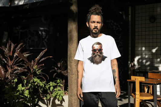 Hipster Skull | Men's T-Shirt - Black - T-Shirts Online