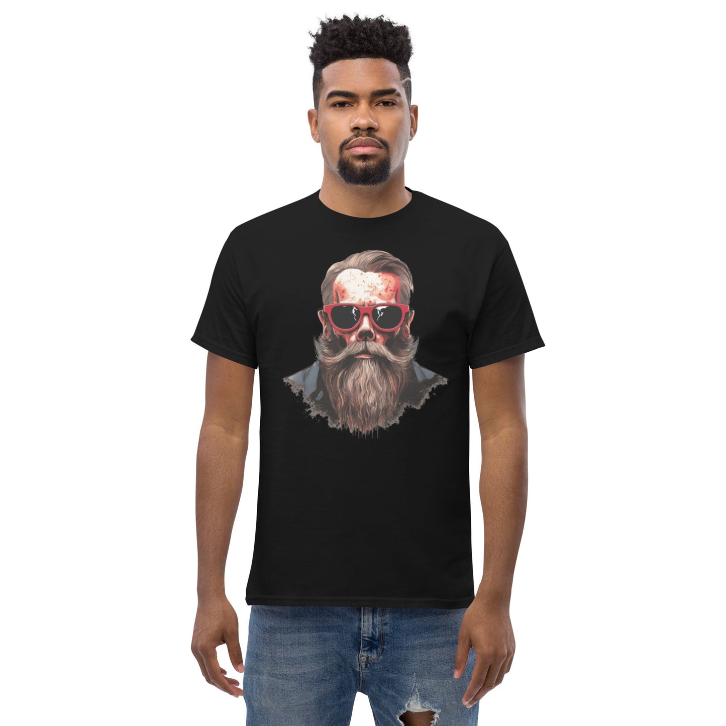 Hipster Skull | Men's T-Shirt - Black - T-Shirts Online