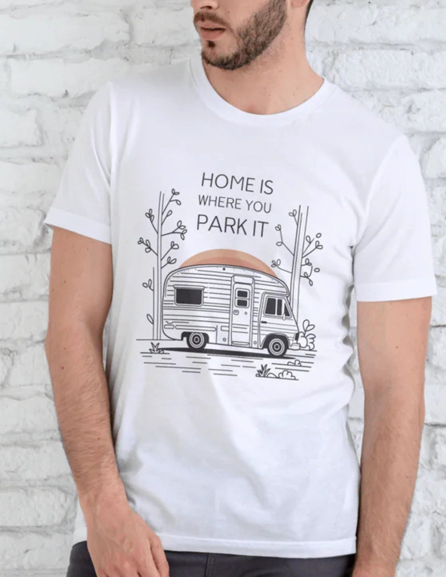 Home is Where You Park It | Unisex classic tee - Cardinal - T-Shirts Online