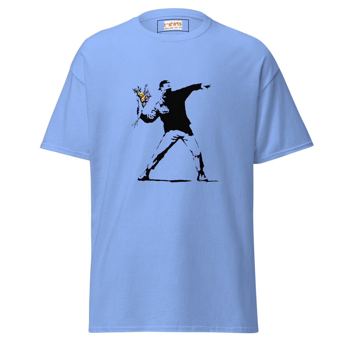 Hooligan | Banksy Inspired T-Shirt - Carolina Blue - T-Shirts Online