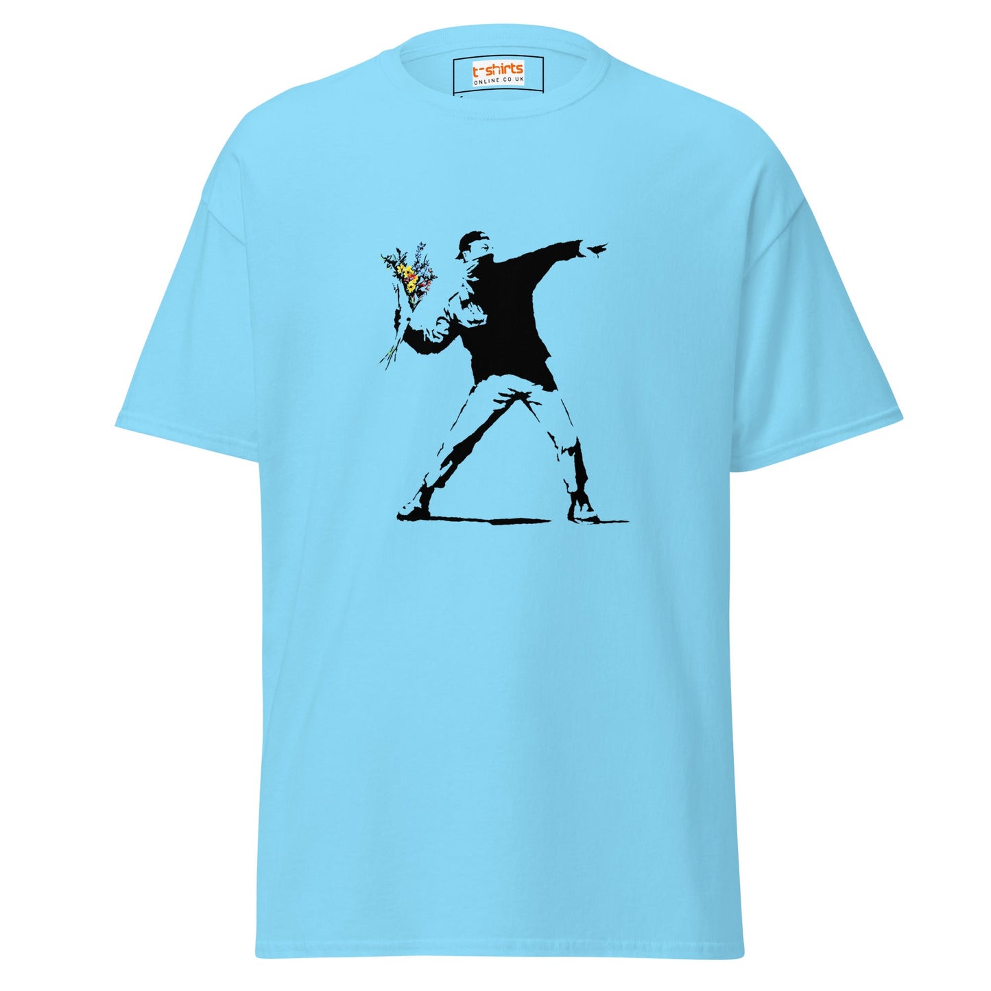 Hooligan | Banksy Inspired T-Shirt - Sky - T-Shirts Online
