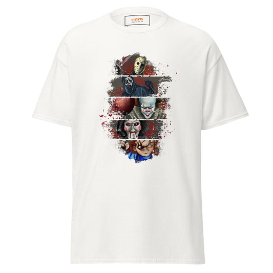 Horror Legends | Horror Movie T-Shirt - White - T-Shirts Online