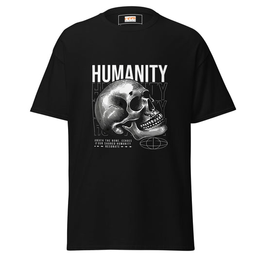 Humanity | Skull T-Shirt - Black - T-Shirts Online
