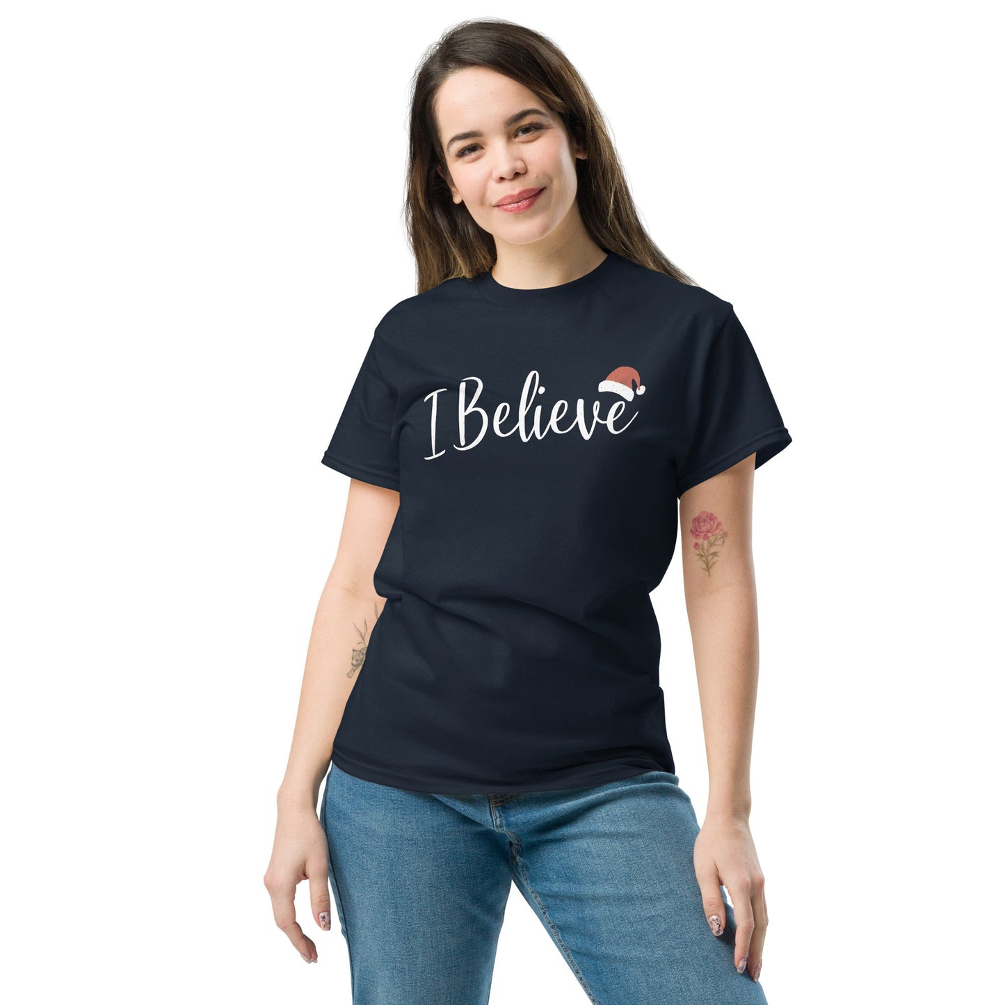 I Believe | Christmas T-Shirt - Black - T-Shirts Online