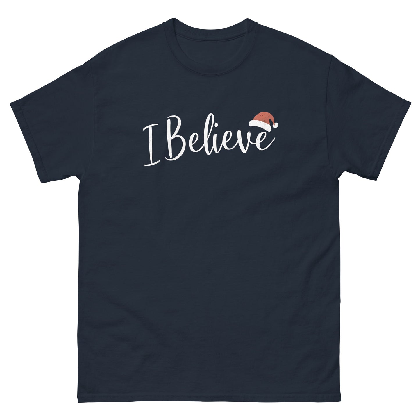 I Believe | Christmas T-Shirt - Navy - T-Shirts Online