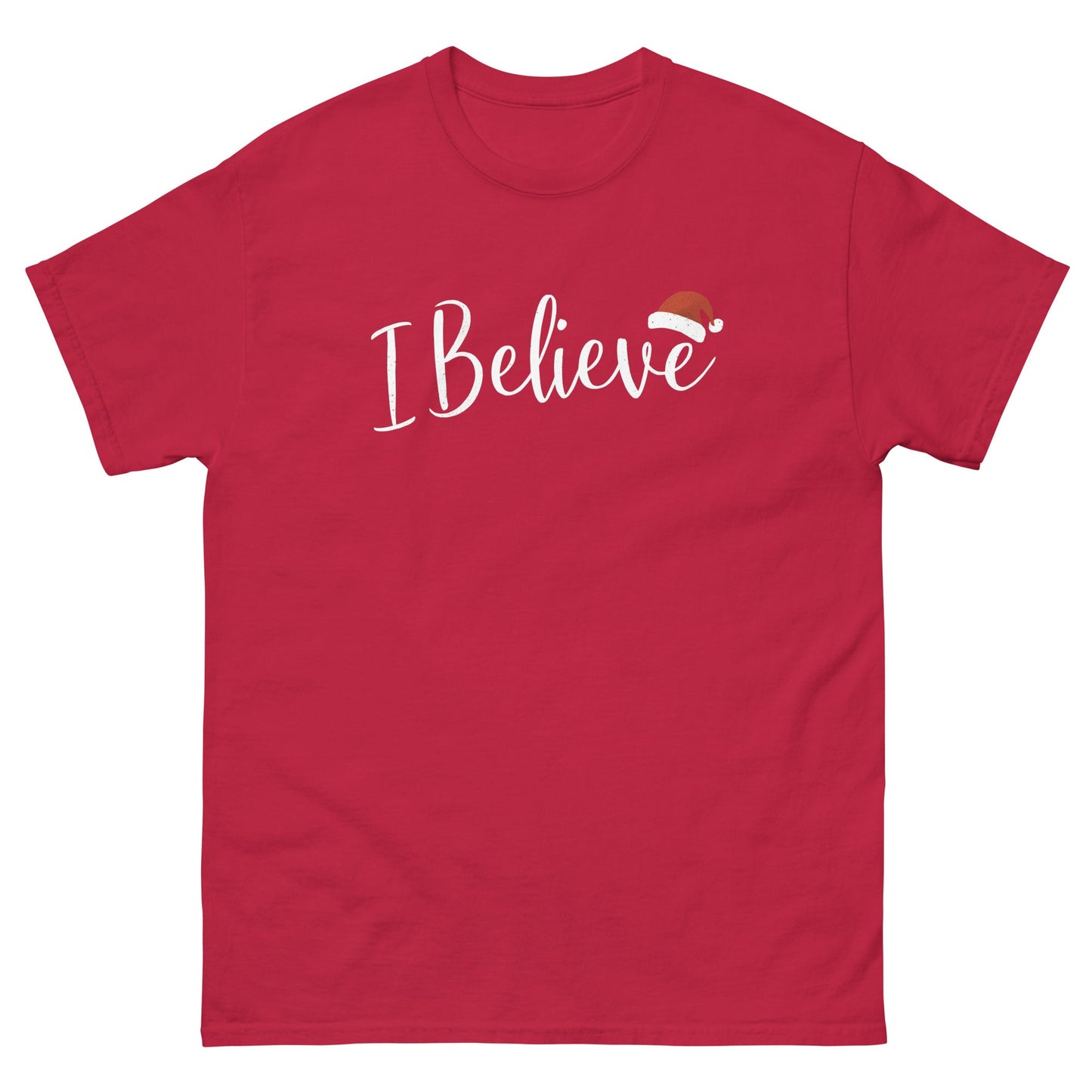 I Believe | Christmas T-Shirt - Cardinal - T-Shirts Online