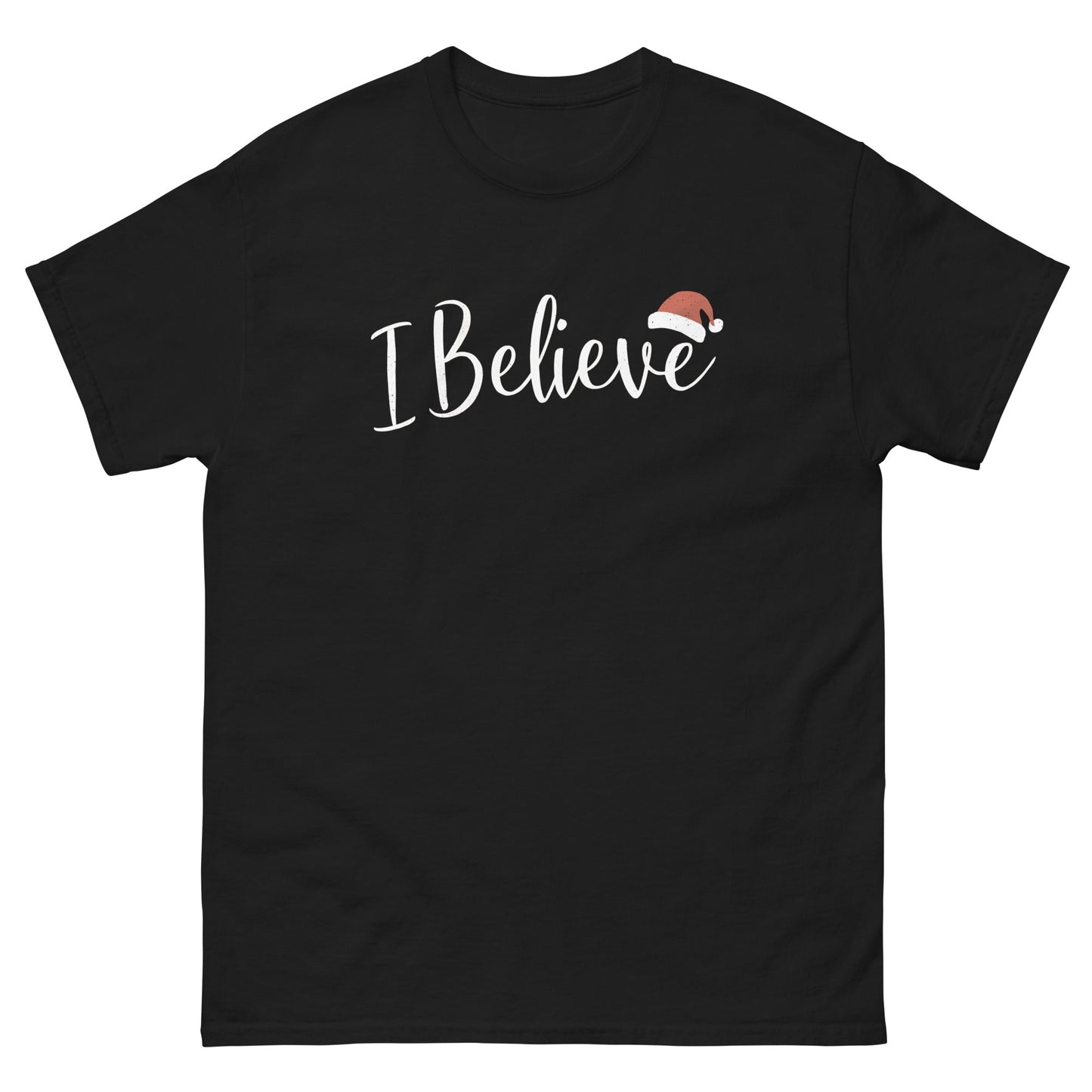 I Believe | Christmas T-Shirt - Black - T-Shirts Online