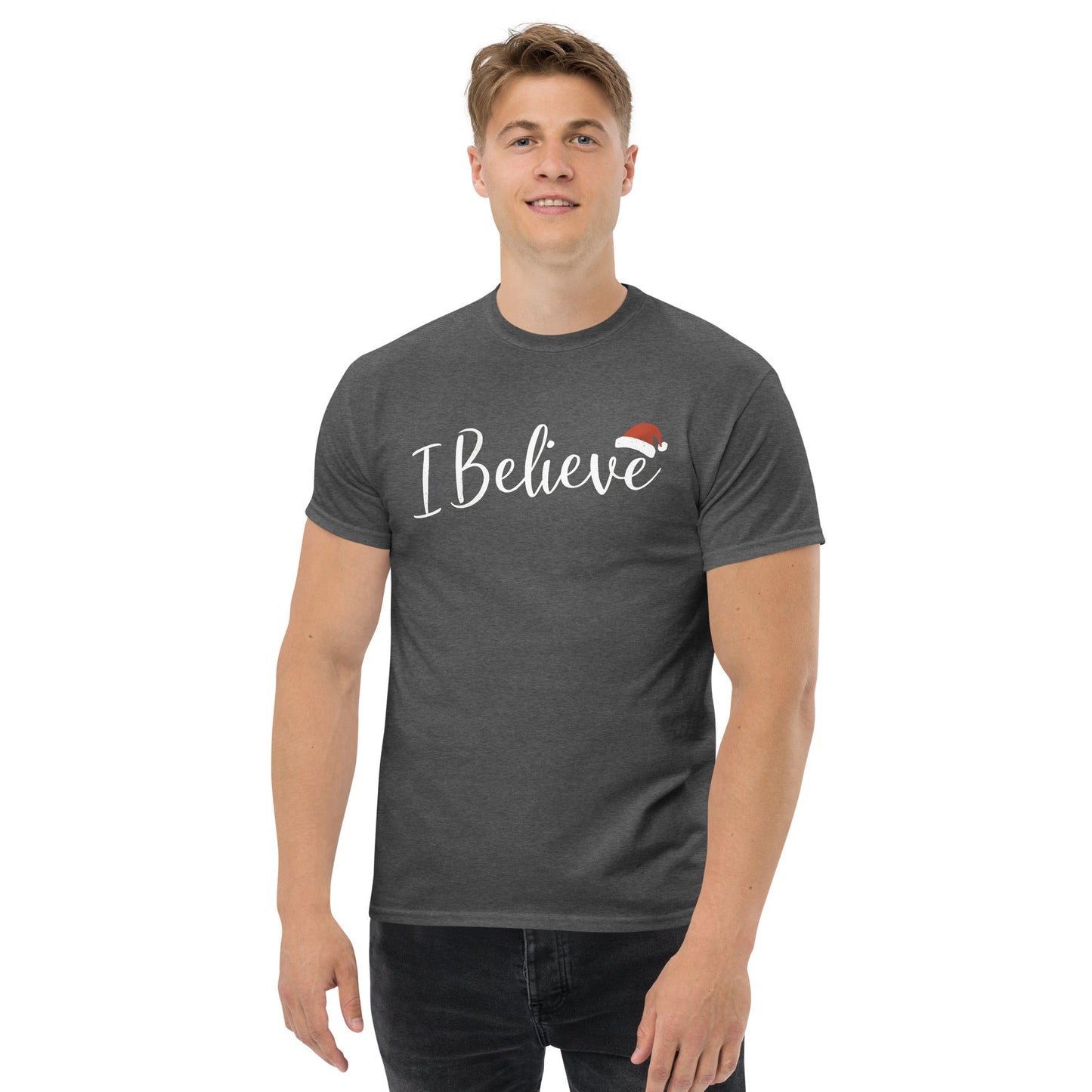 I Believe | Christmas T-Shirt - Black - T-Shirts Online