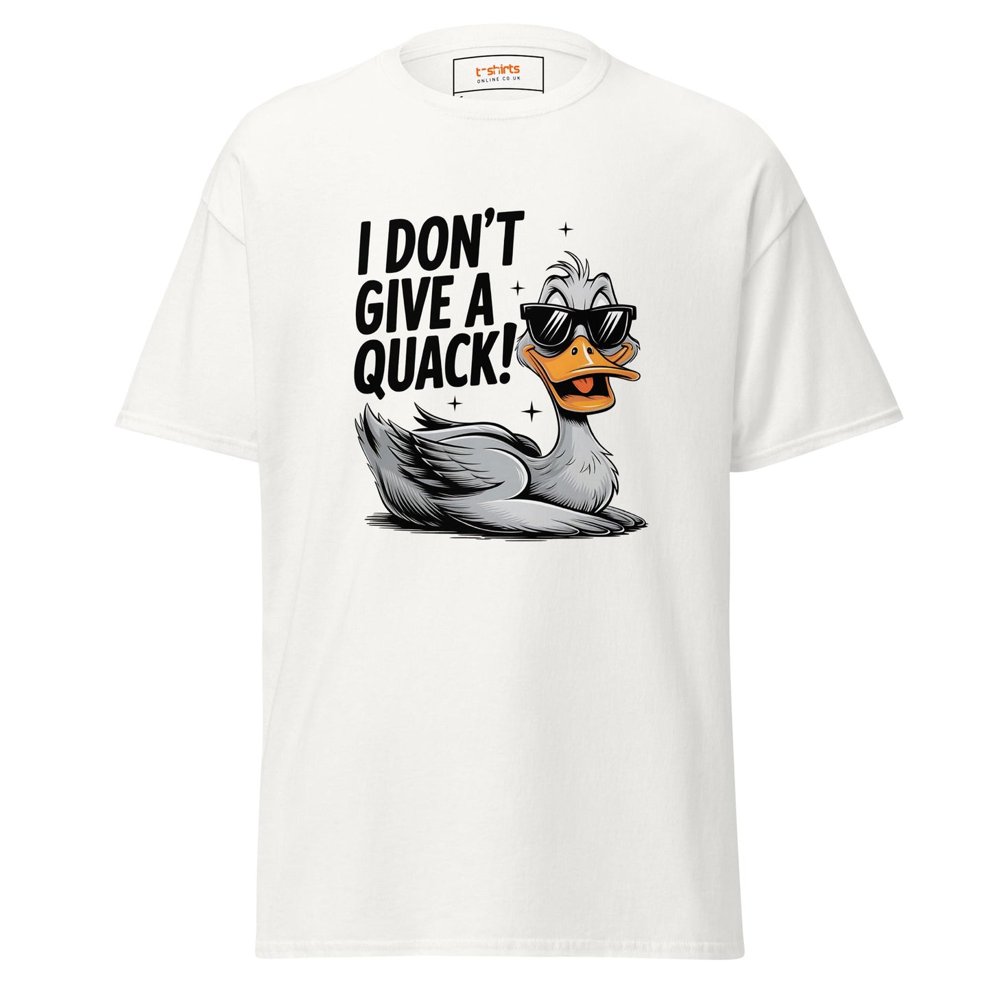 I Don't Give a Quack | Duck T-Shirt - White - T-Shirts Online