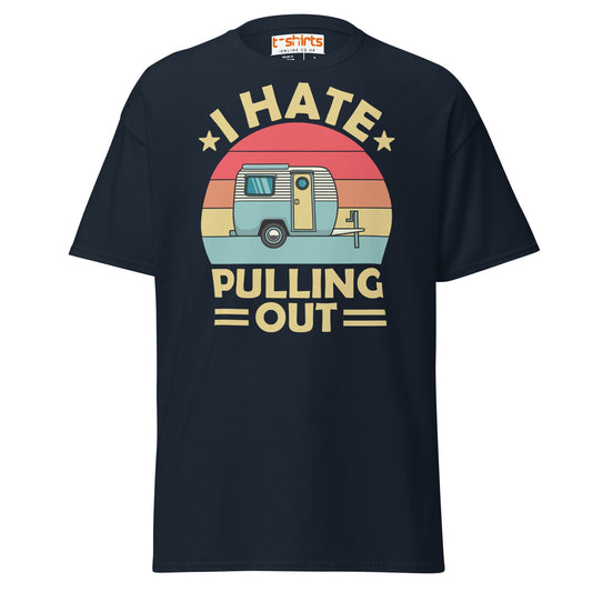 I Hate Pulling Out T-Shirt - Navy - T-Shirts Online