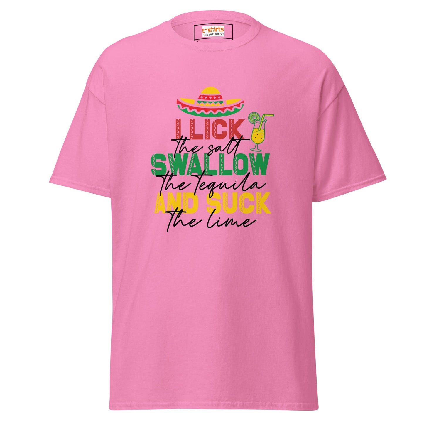 I Lick, Swallow and Suck | Cheeky Adult T-Shirt - Azalea - T-Shirts Online