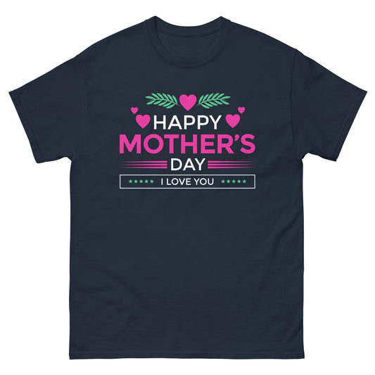 I Love You | Mother's Day T-Shirt - Navy - T-Shirts Online