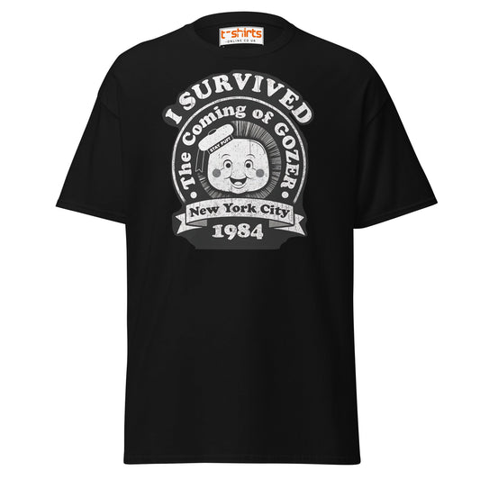 I Survived Gozer T-Shirt - Black - T-Shirts Online