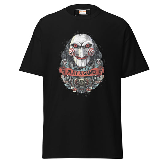 I'd Like to Play a Game | Movie T-Shirt - Black - T-Shirts Online