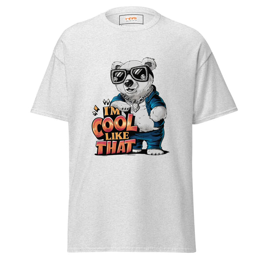 I'm Cool Like That | Polar Bear T-Shirt - Ash - T-Shirts Online