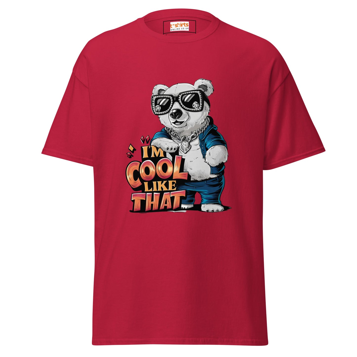 I'm Cool Like That | Polar Bear T-Shirt - Cardinal - T-Shirts Online