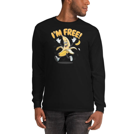 I'm Free | Long Sleeve Shirt - Black - T-Shirts Online