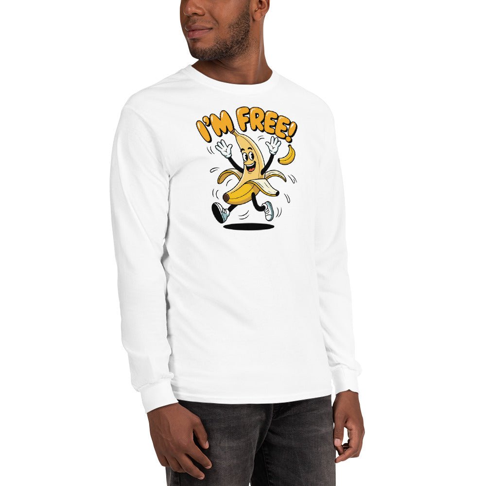 I'm Free | Long Sleeve Shirt - White - T-Shirts Online