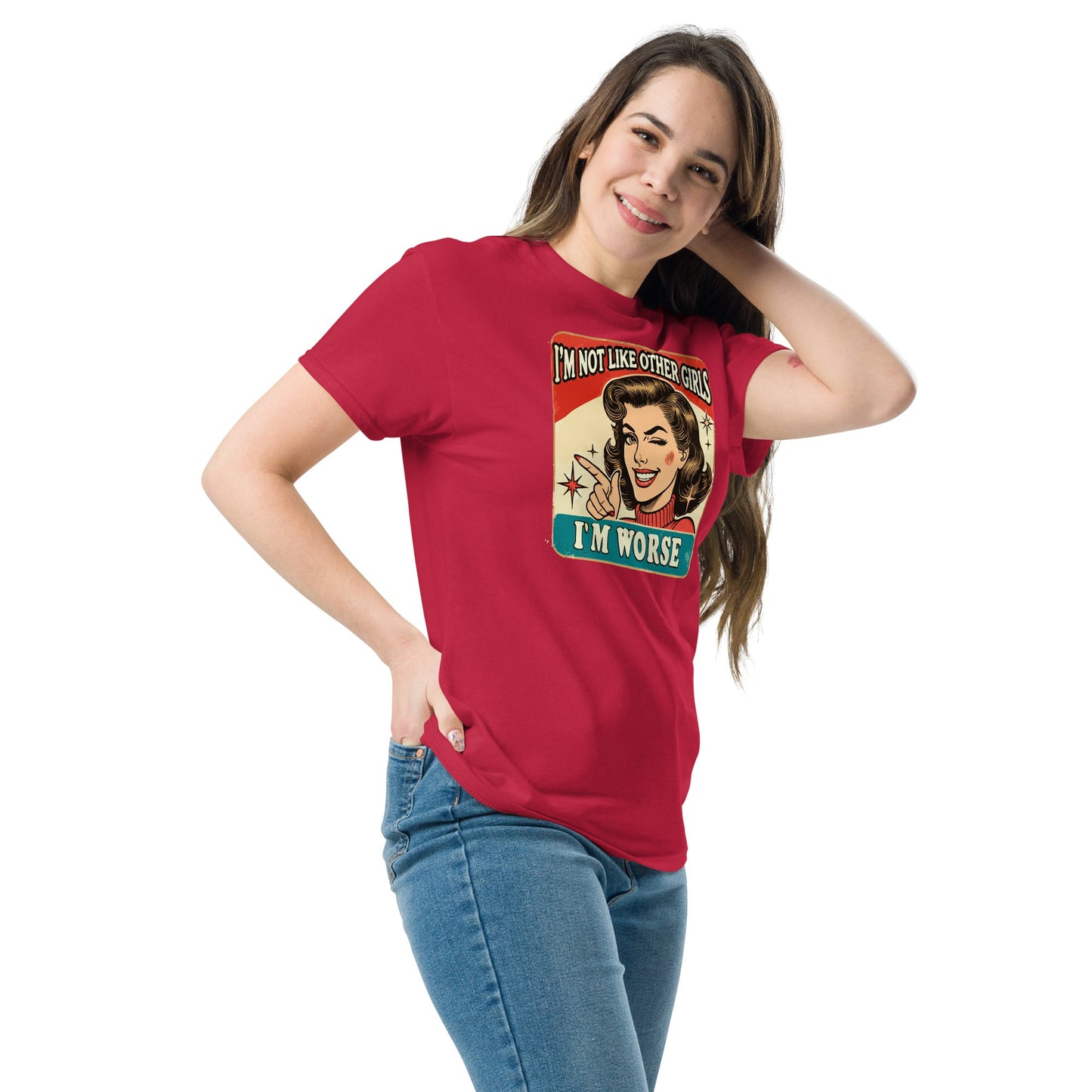 I'm Not Like Other Girls | Retro Women's T-Shirt - Black - T-Shirts Online
