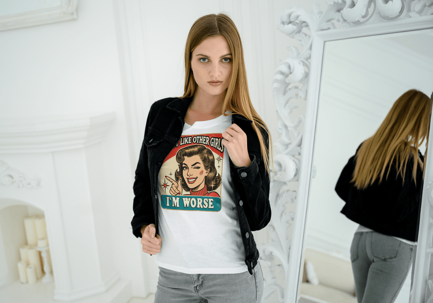 I'm Not Like Other Girls | Retro Women's T-Shirt - Black - T-Shirts Online