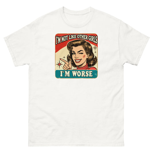 I'm Not Like Other Girls | Retro Women's T-Shirt - White - T-Shirts Online
