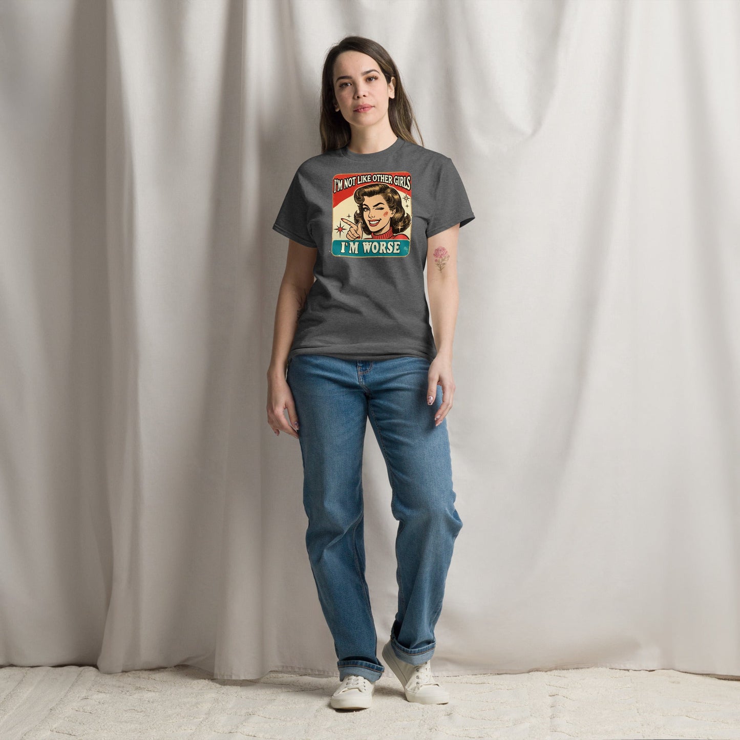 I'm Not Like Other Girls | Retro Women's T-Shirt - Black - T-Shirts Online