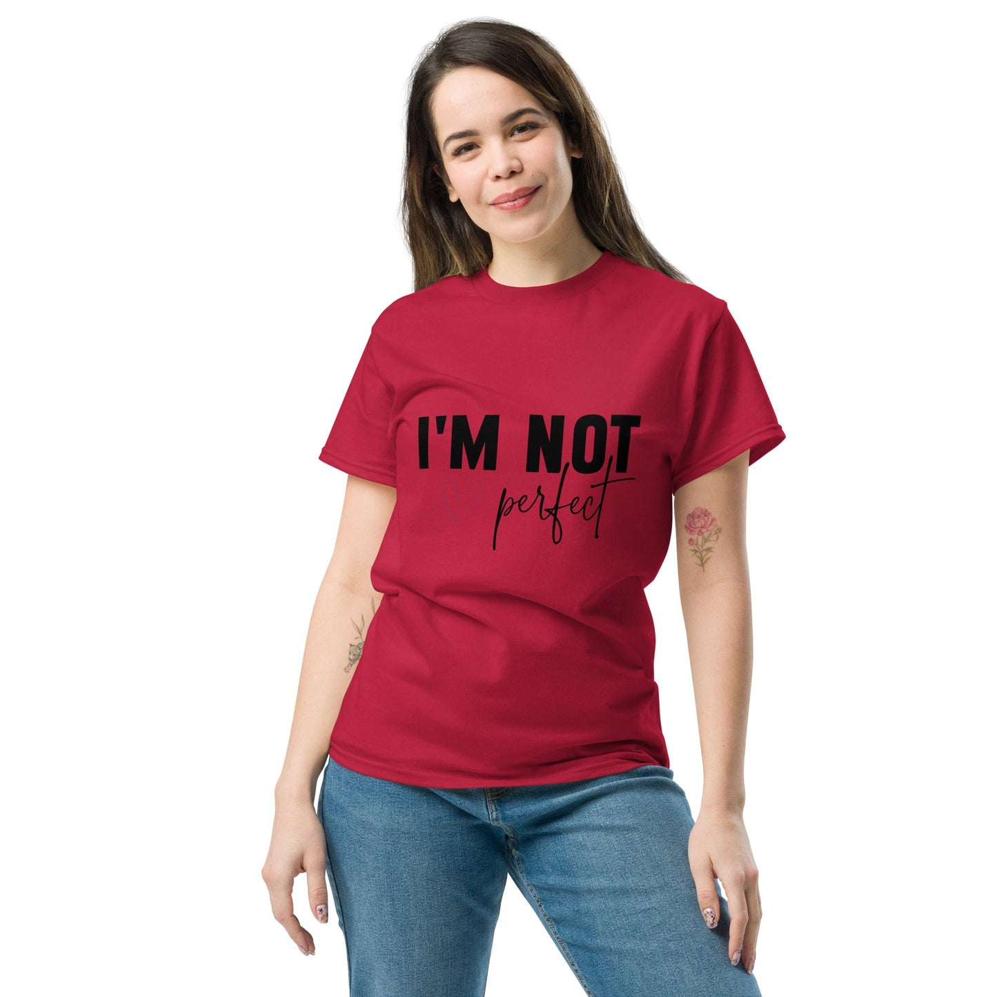 I'm Not Perfect | Unisex classic tee - Cardinal - T-Shirts Online