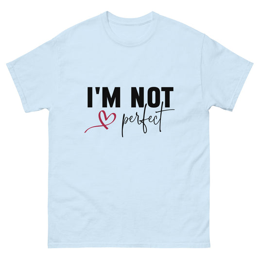 I'm Not Perfect | Unisex classic tee - Light Blue - T-Shirts Online