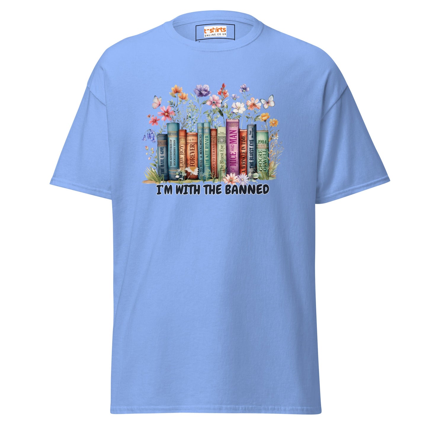 I'm with the Banned T-Shirt | Graphic Political Tee - Carolina Blue - T-Shirts Online