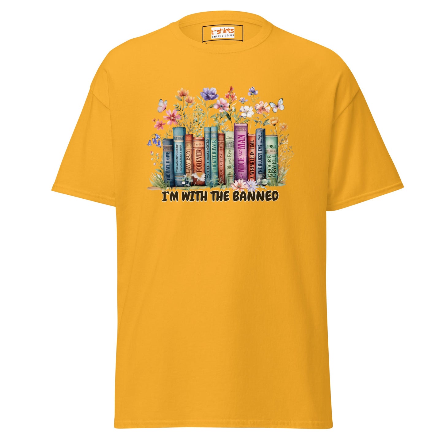 I'm with the Banned T-Shirt | Graphic Political Tee - Gold - T-Shirts Online