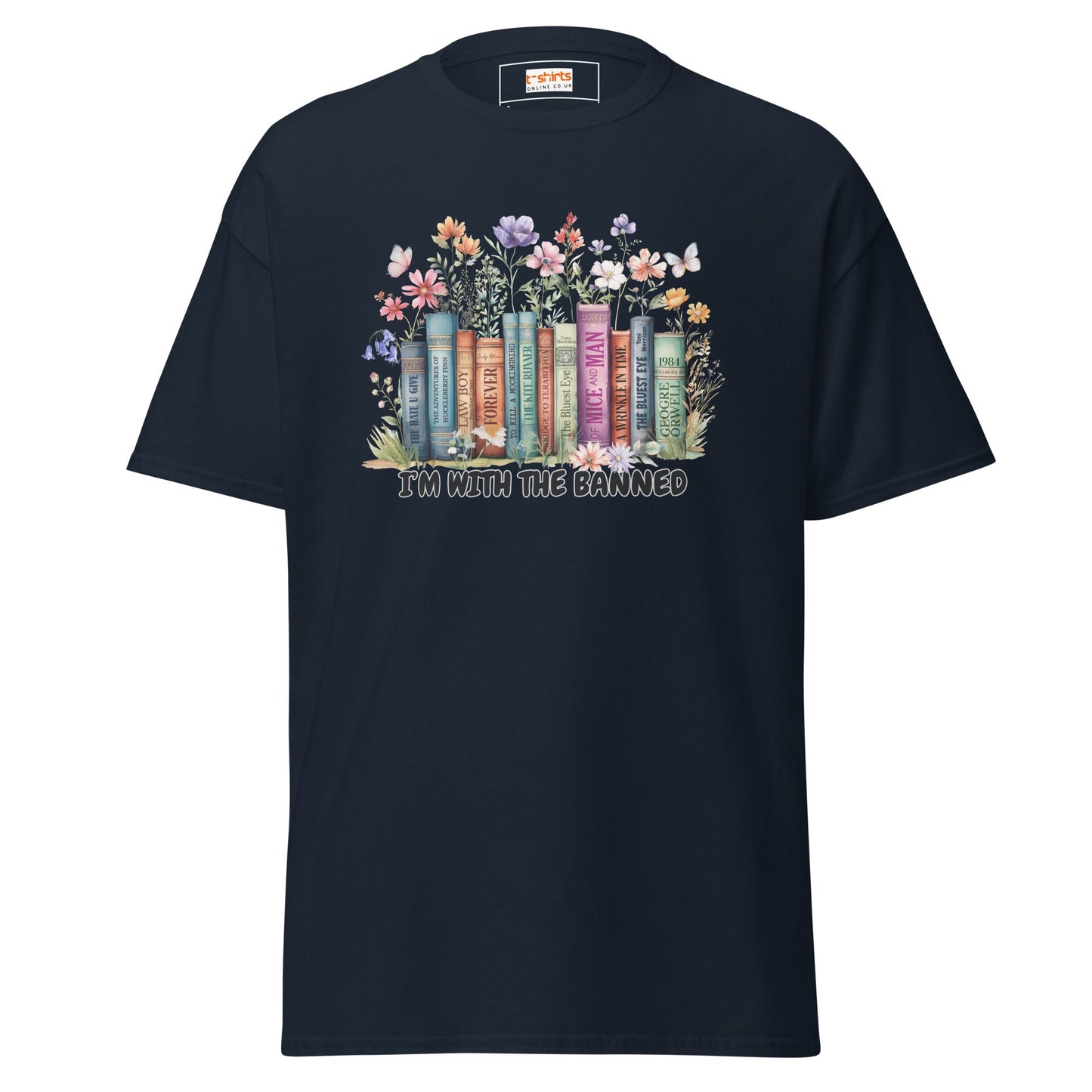 I'm with the Banned T-Shirt | Graphic Political Tee - Navy - T-Shirts Online