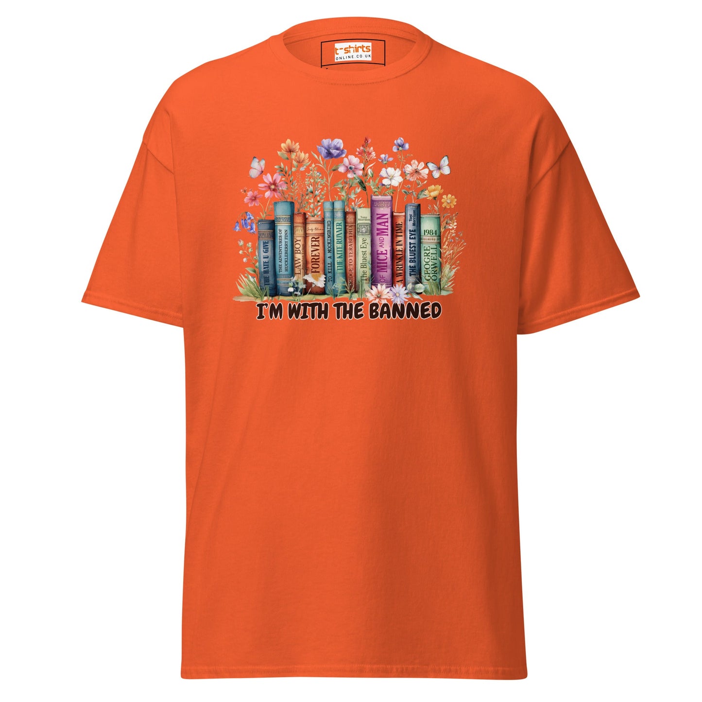 I'm with the Banned T-Shirt | Graphic Political Tee - Orange - T-Shirts Online