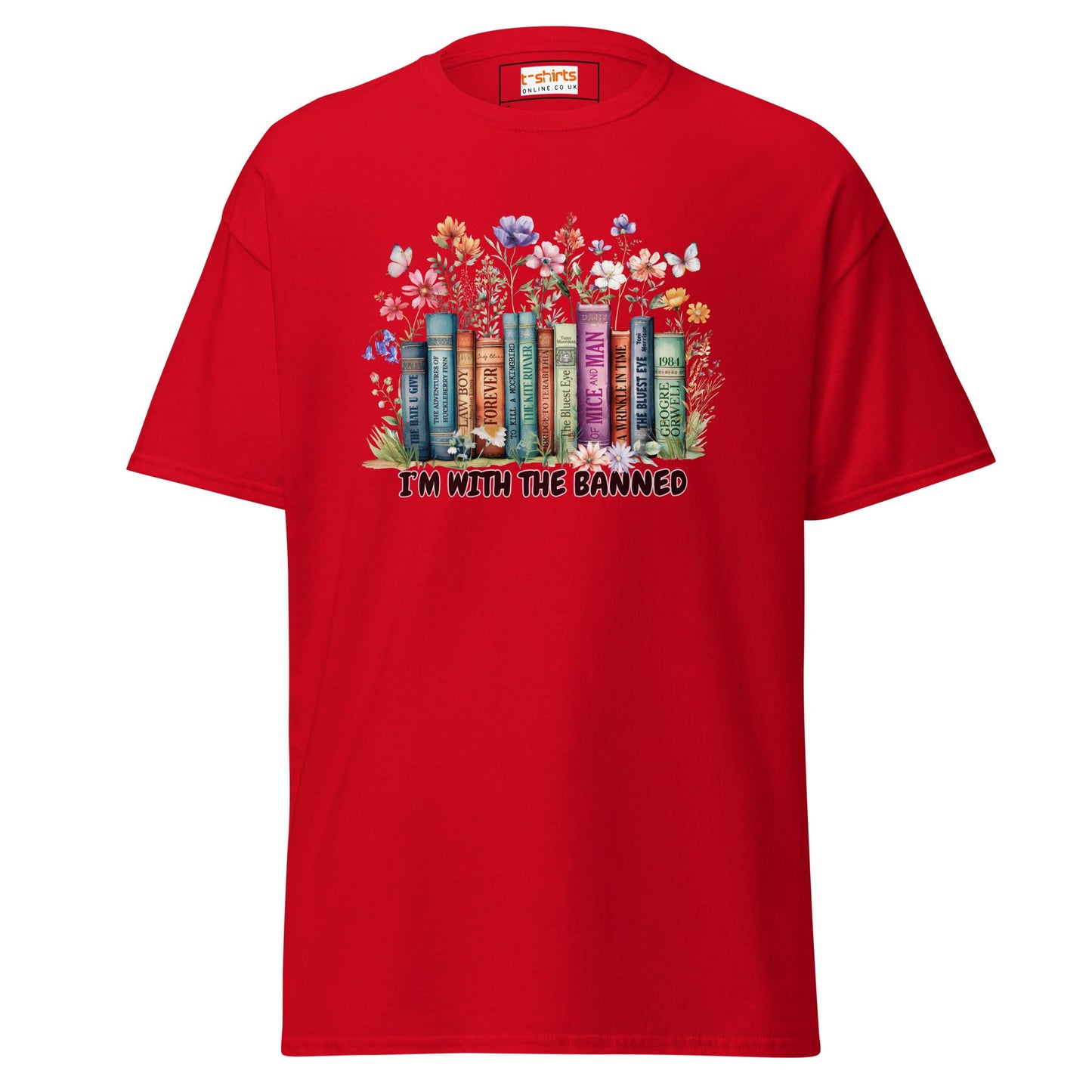 I'm with the Banned T-Shirt | Graphic Political Tee - Red - T-Shirts Online