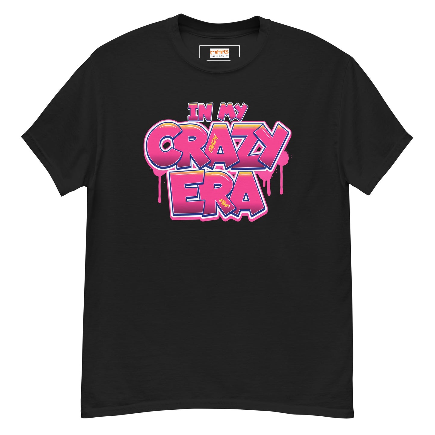In My Crazy Era T-Shirt | Graphic Bold Tee - Black - T-Shirts Online