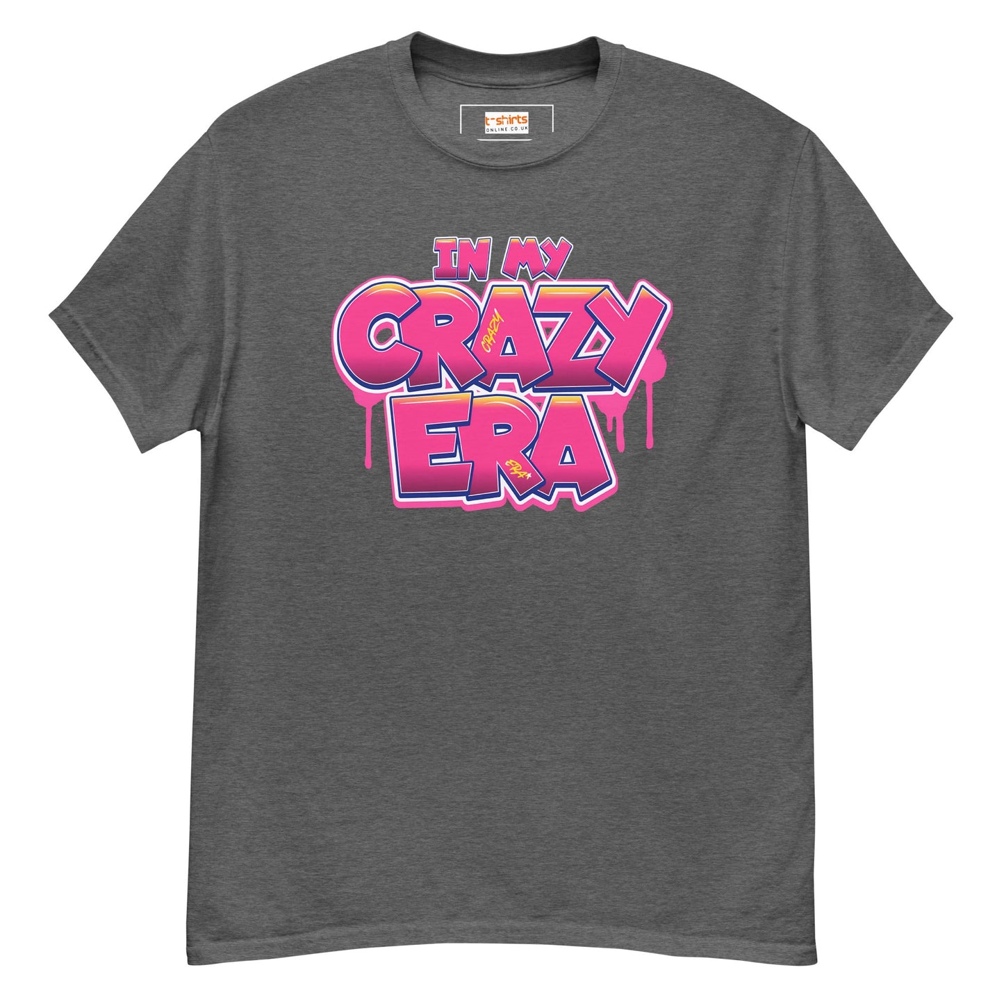 In My Crazy Era T-Shirt | Graphic Bold Tee - Dark Heather - T-Shirts Online