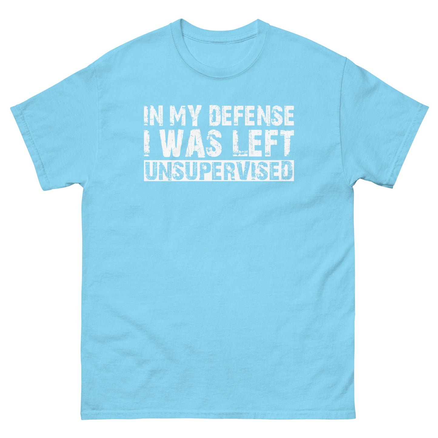 In My Defence | Men's T Shirt - Sky - T-Shirts Online