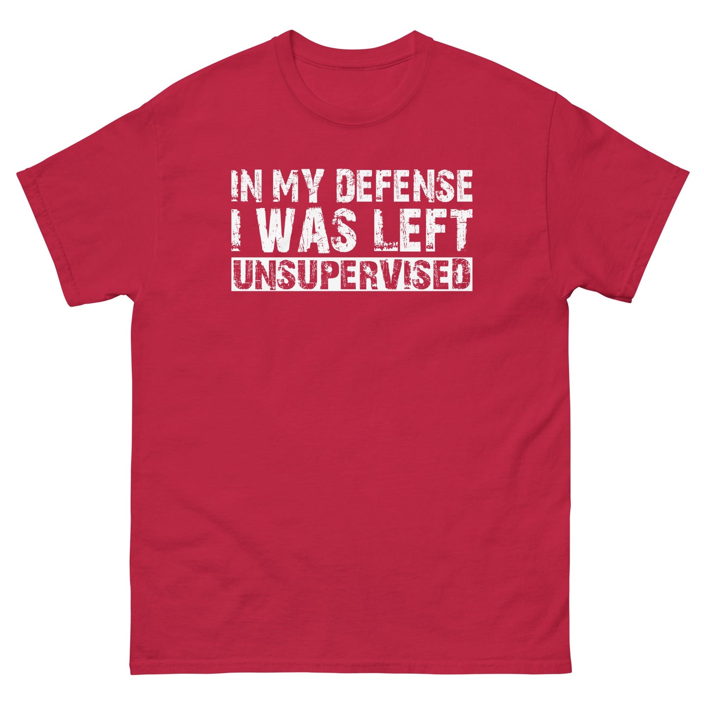 In My Defence | Men's T Shirt - Cardinal - T-Shirts Online