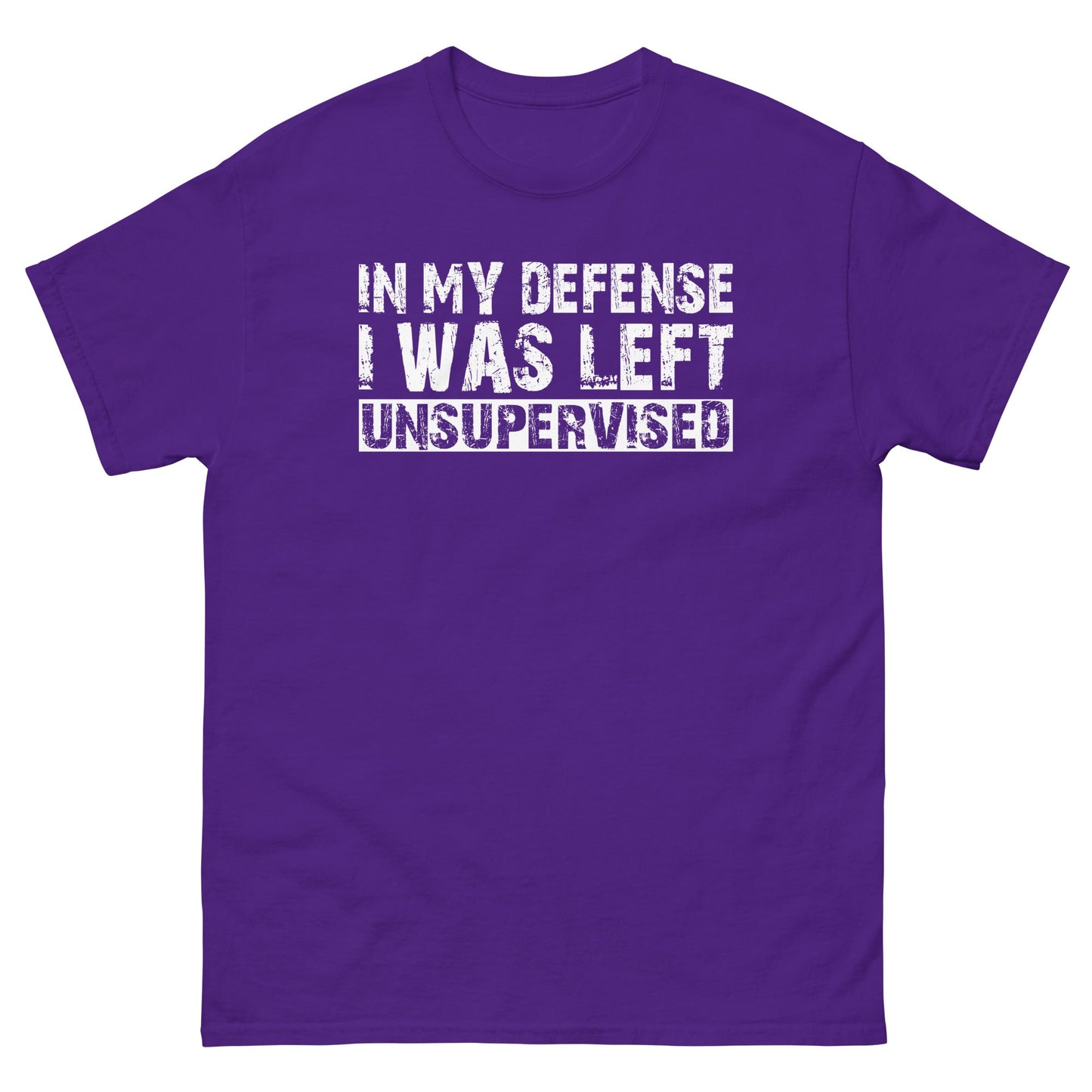 In My Defence | Men's T Shirt - Purple - T-Shirts Online