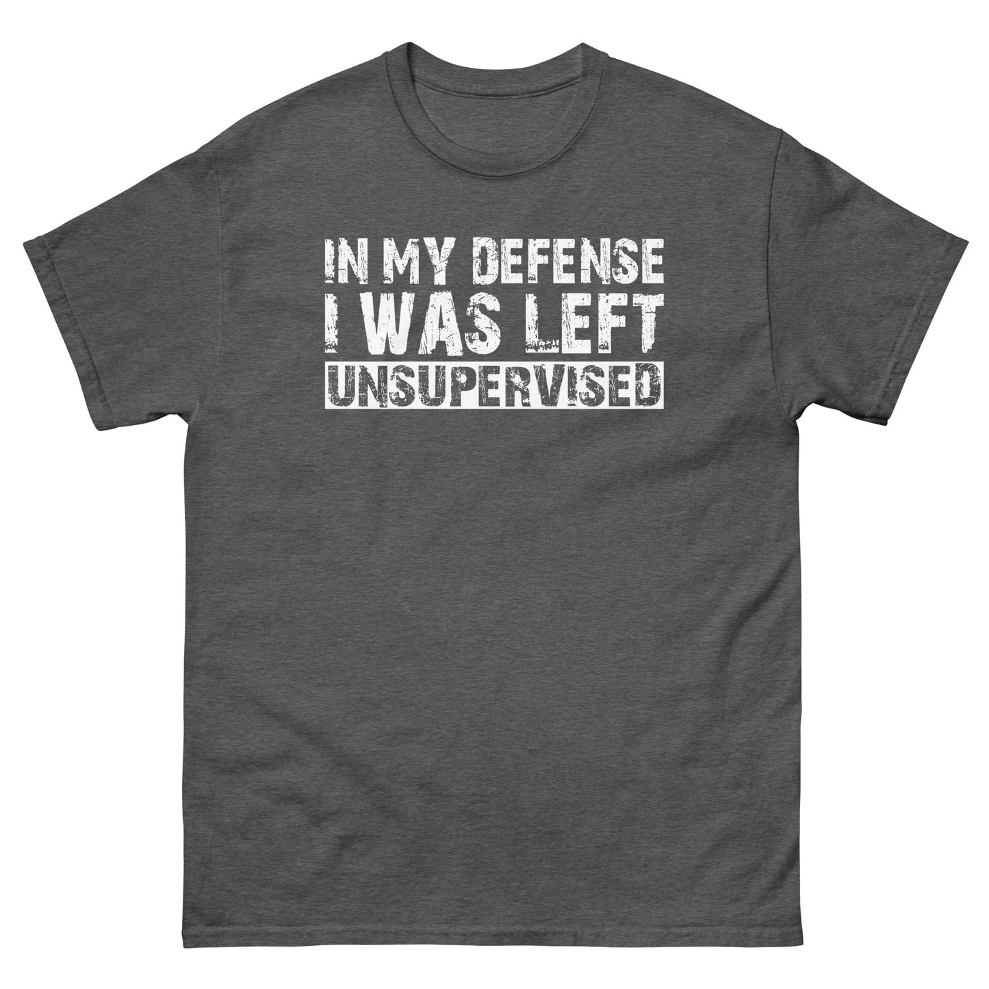 In My Defence | Men's T Shirt - Dark Heather - T-Shirts Online