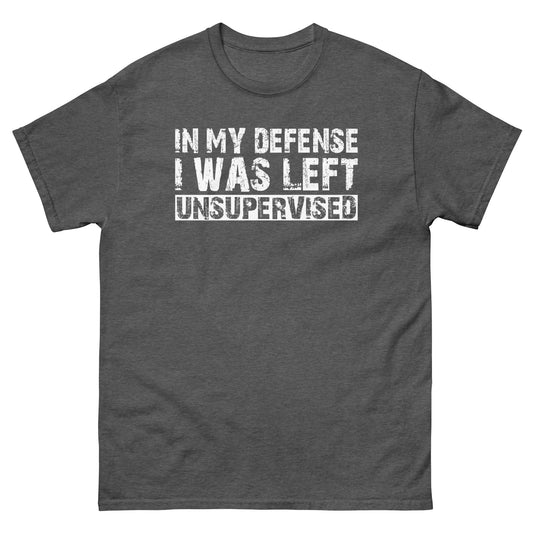 In My Defence | Men's T Shirt - Dark Heather - T-Shirts Online