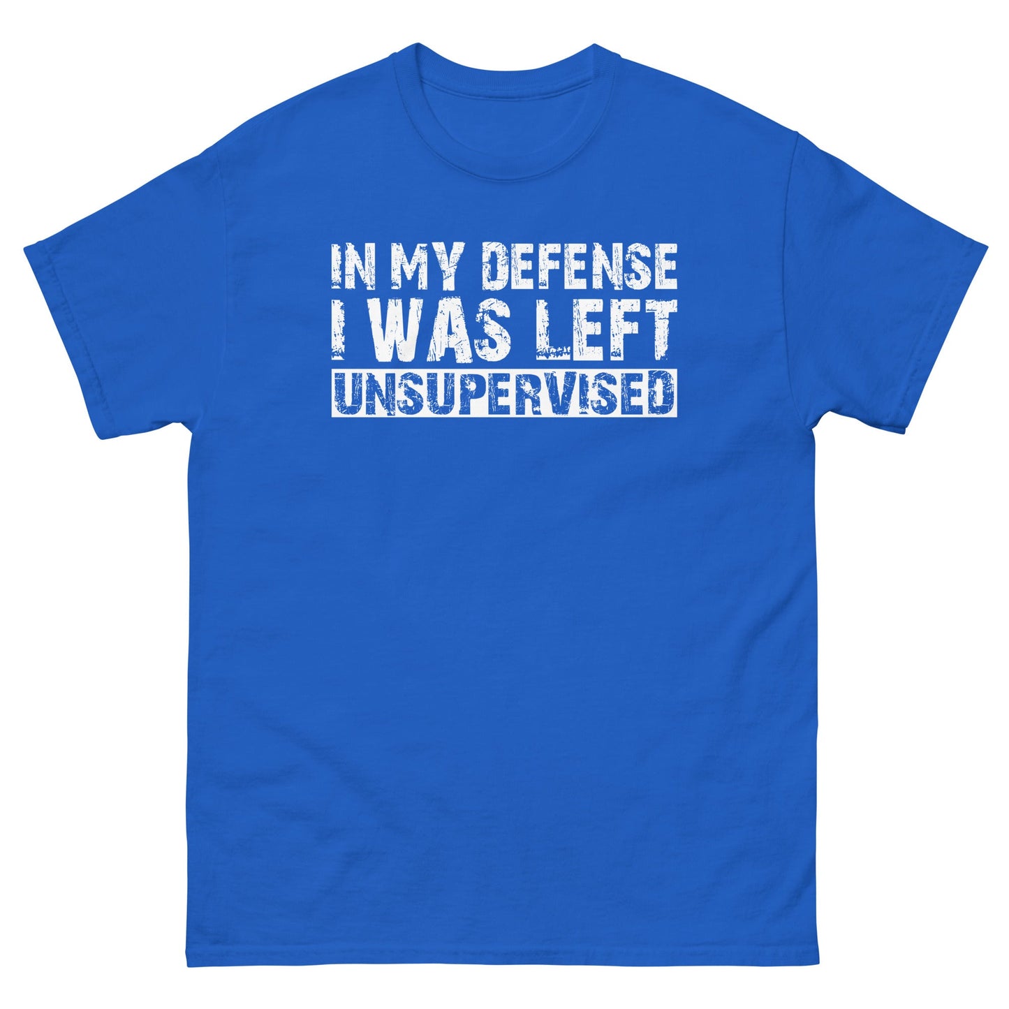 In My Defence | Men's T Shirt - Royal - T-Shirts Online