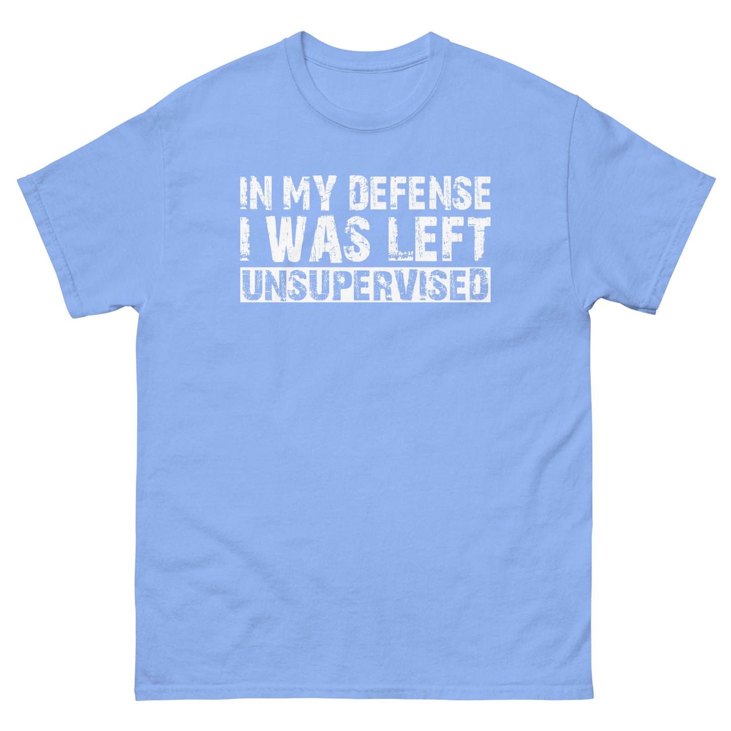 In My Defence | Men's T Shirt - Carolina Blue - T-Shirts Online