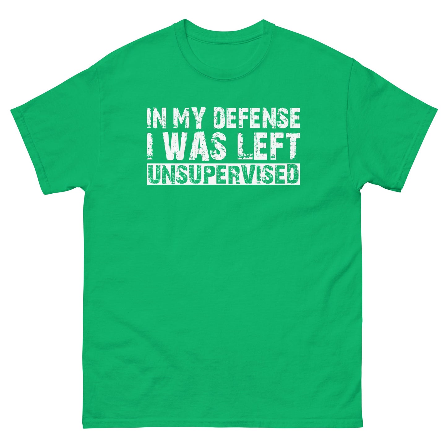 In My Defence | Men's T Shirt - Irish Green - T-Shirts Online